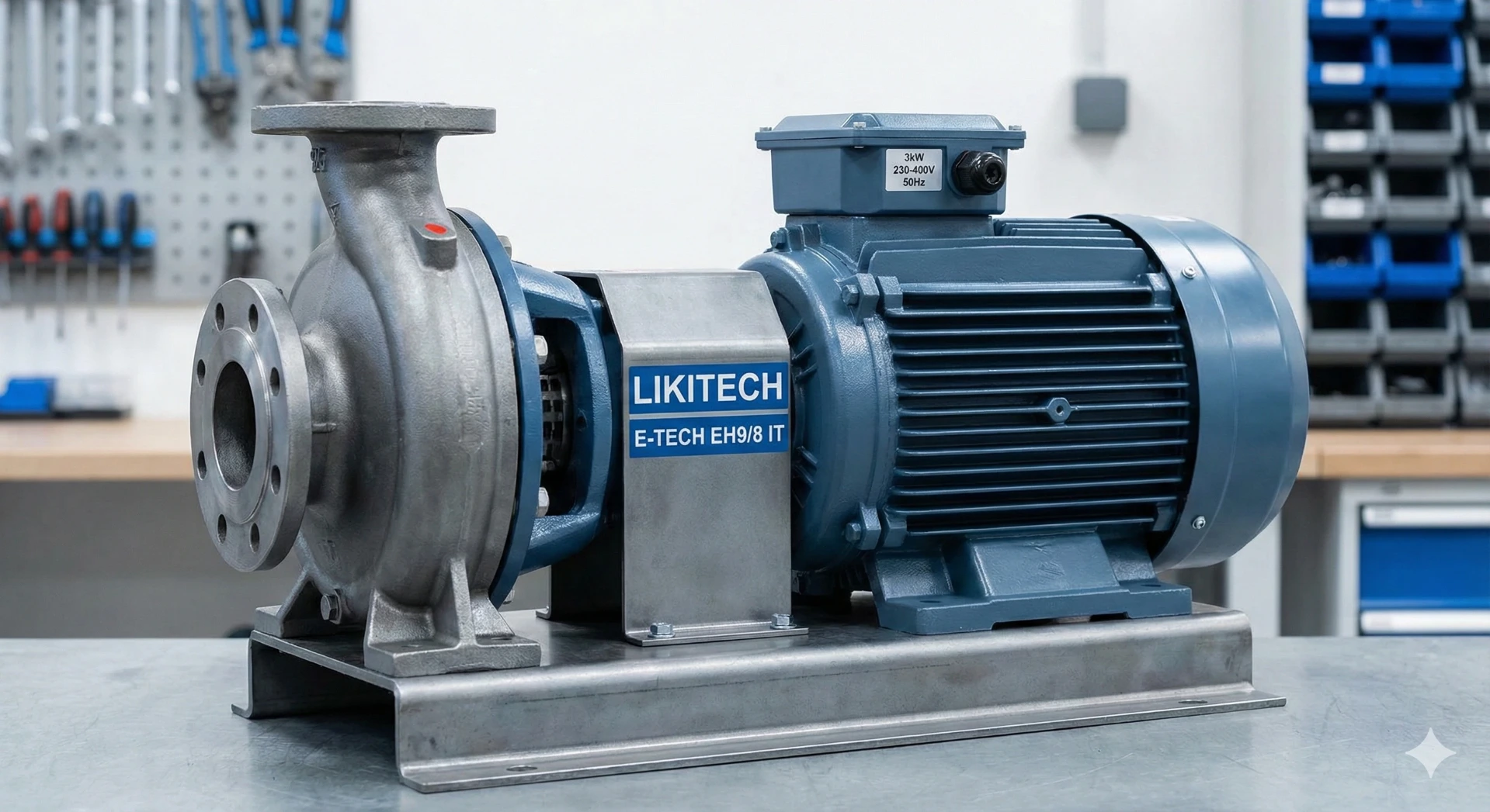 [24112002] BOMBA LIKITECH CENTRIFUGA HORIZONTAL E-TECH EH9/8 IT   3kW 230-400V