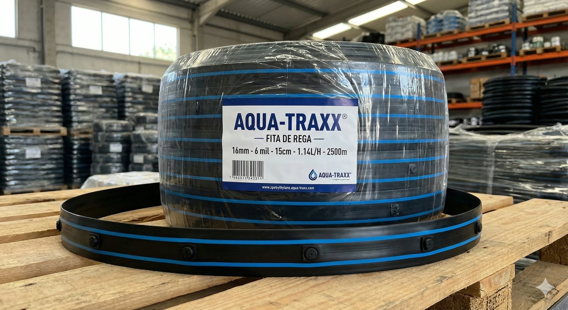 FITA DE REGA AQUA-TRAXX 16mm   6-15cm 1.14L/H 2500m