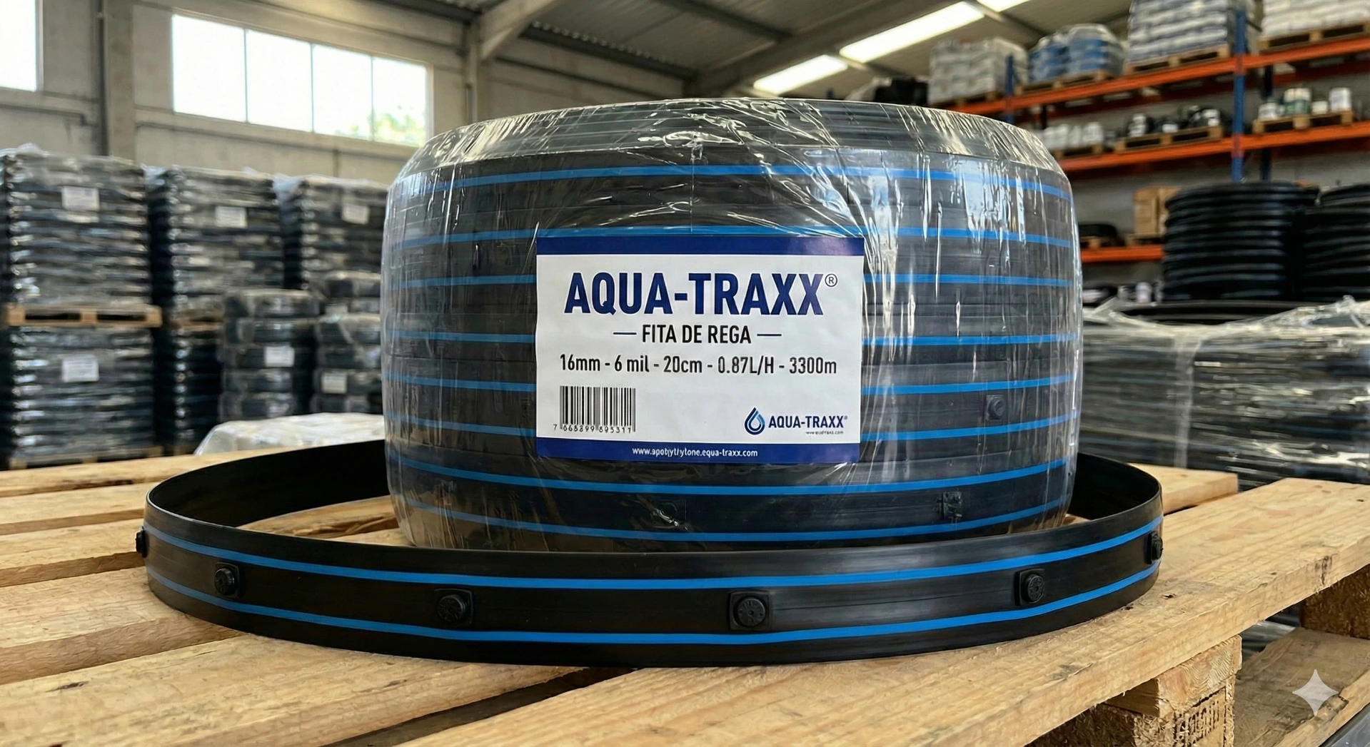 FITA DE REGA AQUA-TRAXX 16mm   6-20cm 0.87L/H 3300m